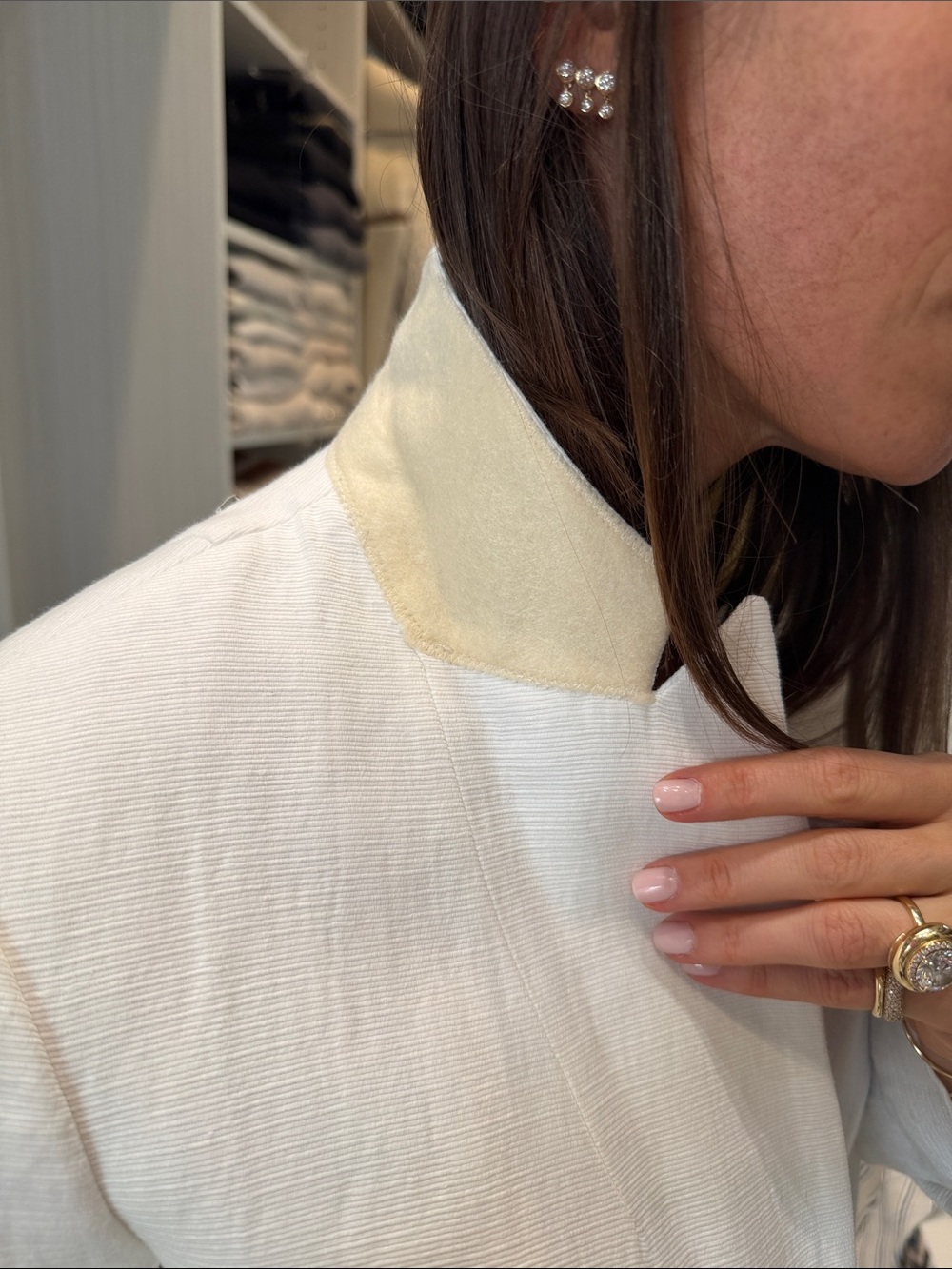 rag & bone White Single-Button Linen-Blend Blazer - Picture 3 of 3